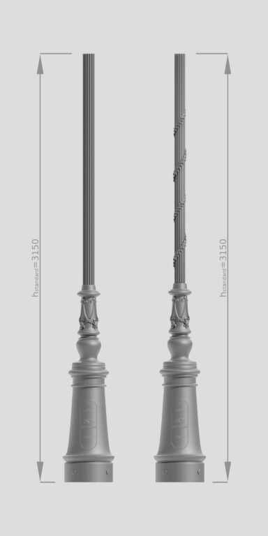Lantern pole A1A