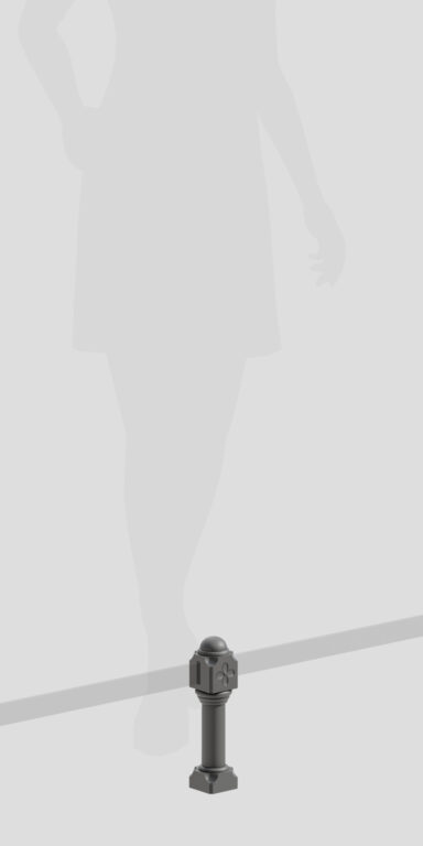 S8 - staketstolpe, staketelement