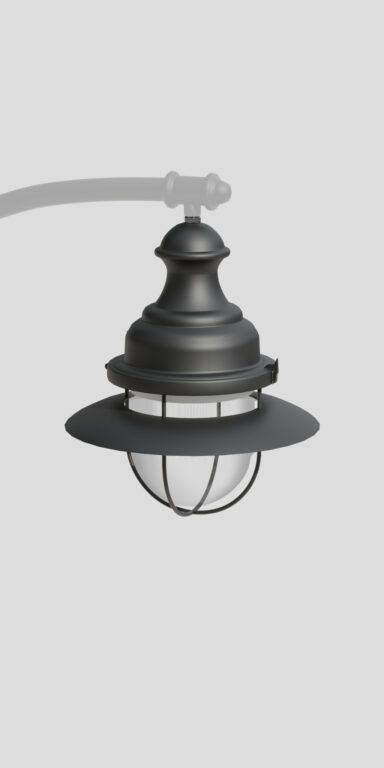 Uppgraderad 04 Aries Loft-armatur, med baldakin