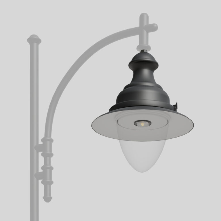 04 Aries B, armatur med konisk skärm.