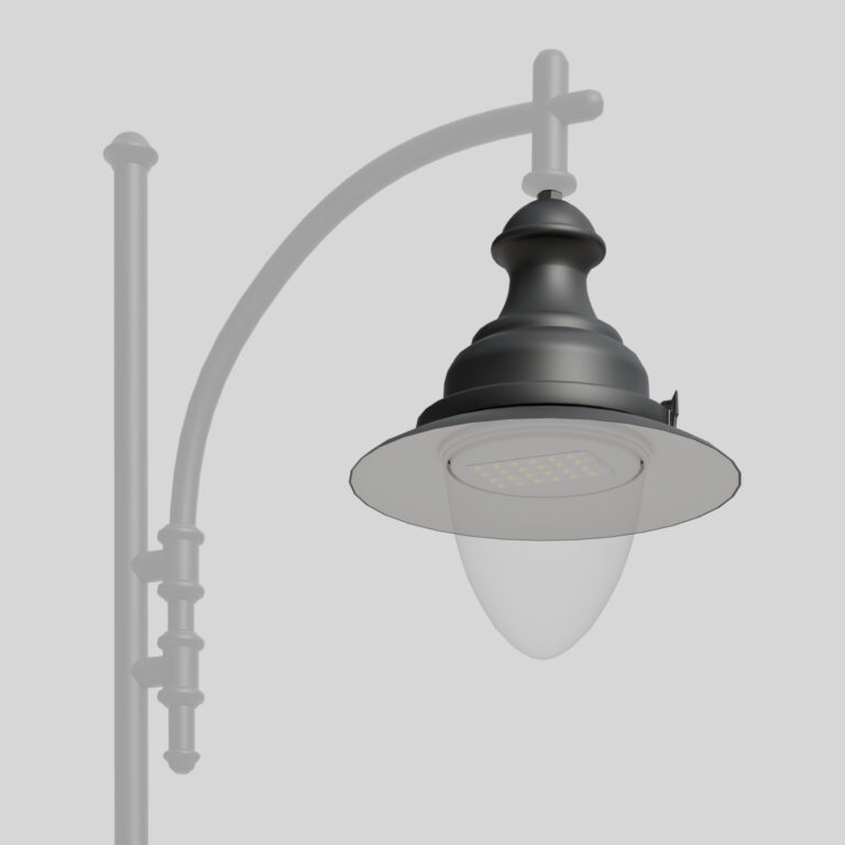 04 Aries B, armatur med konisk skärm.